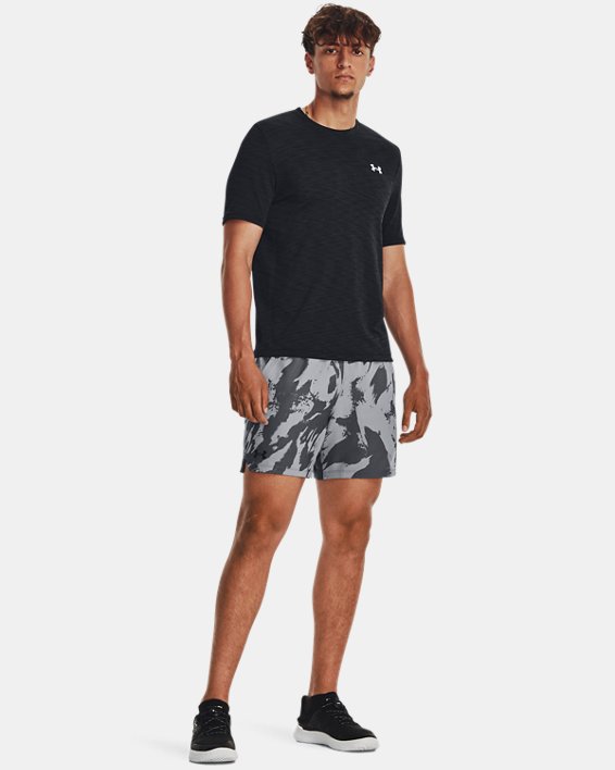 Men's UA Vanish Woven 6" Printed Shorts in Gray image number 2